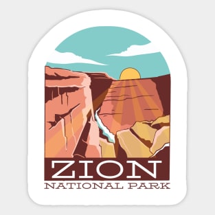 Zion National Park Sticker